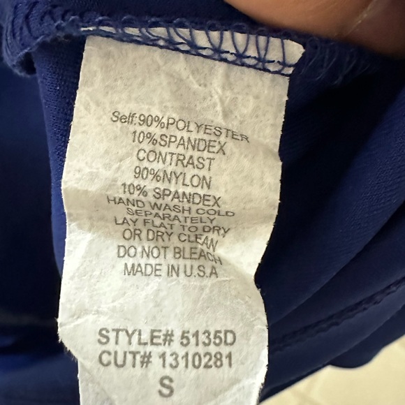 Royal blue dress - small - peplum style - Picture 4 of 5